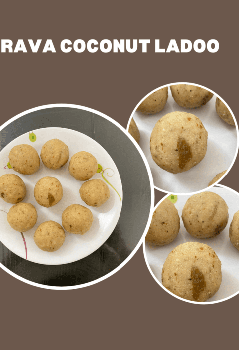 Rava coconut ladoo