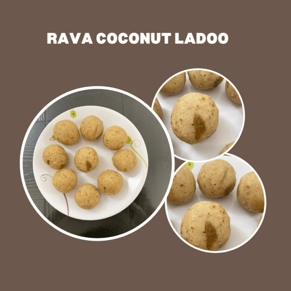 Rava coconut ladoo